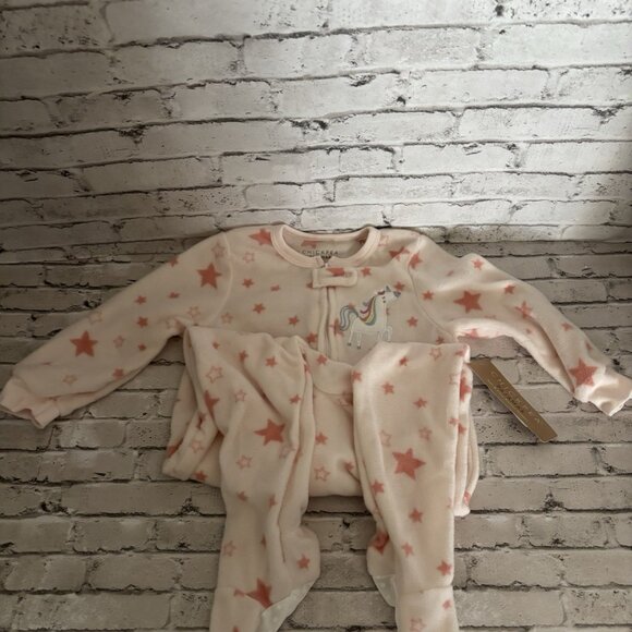 Chickpea Soft & Cozy Blanket Sleeper Set Of 2 And Unicorn Snuggy Size 24mo NWT - Picture 4 of 4